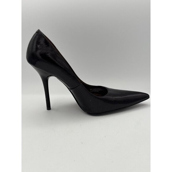 Carlos By Carlos Santana Black Patent Leather Stiletto Heels Size 7 - Picture 5 of 8